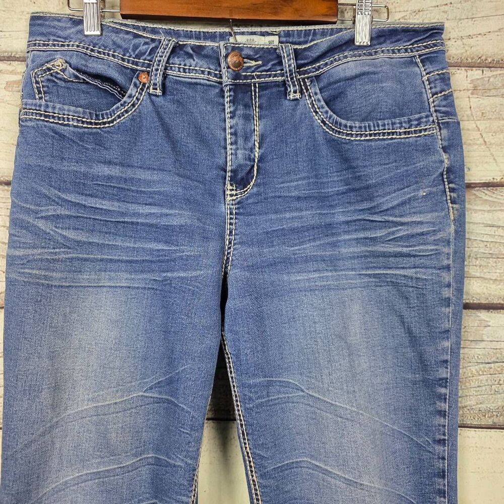 Royalty For Me Embroidered Cuffed Capri Jeans 14 - Picture 3 of 10